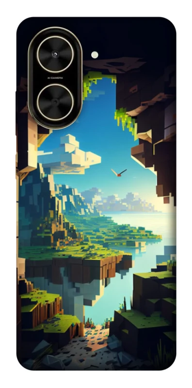 Чохол на Xiaomi Poco C71 Minecraft sunrise фото 1 з 1