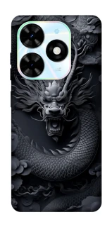 Чехол на TECNO Spark Go 2024 black dragon фото 1 из 1