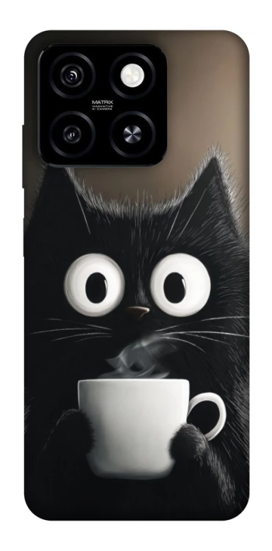 Чохол на ZTE Blade A55 4G morning cat фото 1 з 1