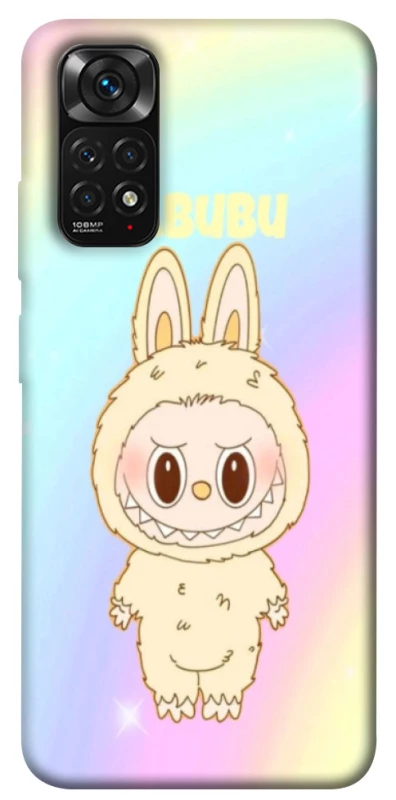 Чохол на Xiaomi Redmi Note 11 (Global) / Note 11S Fluffy Rainbow Labubu фото 1 з 1