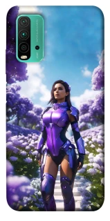 Чохол на Xiaomi Redmi Note 9 4G / Redmi 9 Power Cyber space girl ver.4 фото 1 з 1