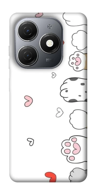 Чехол на TECNO Spark 20 Paws фото 1 из 1