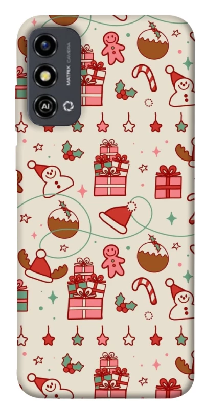 Чохол на ZTE Blade A53 Новорічний v14 фото 1 з 1