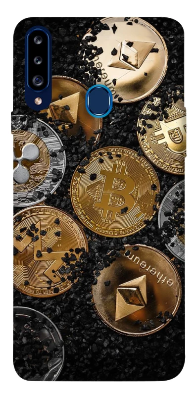 Чехол на Samsung Galaxy A20s Many coins v2 фото 1 из 1