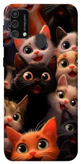 Чохол на Samsung Galaxy M21s happy cats фото 1 з 1