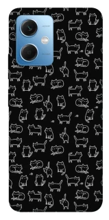 Чохол на Xiaomi Poco X5 5G Black Cats фото 1 Чохол на Xiaomi Poco X5 5G Black Cats фото 1 з 1