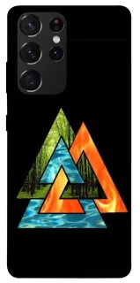 Чехол на Samsung Galaxy S21 Ultra Валькнут v4 фото 1 из 1