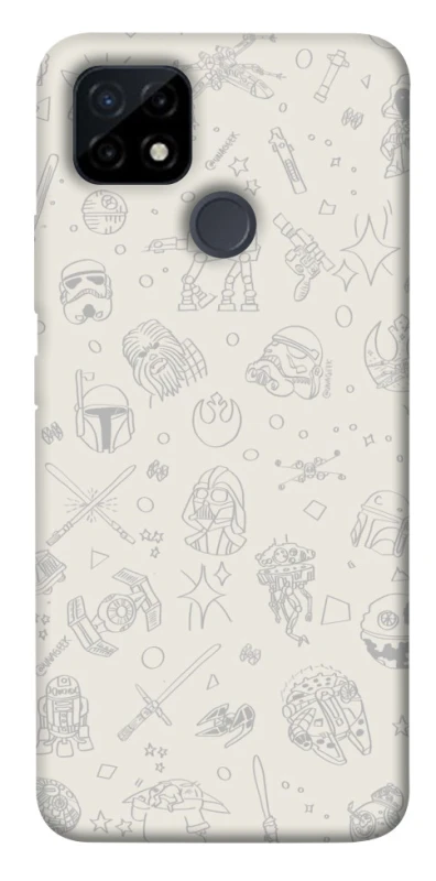 Чохол на Realme C21Y Star Wars background ver.1 фото 1 з 1