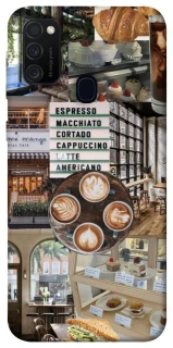Чехол на Samsung Galaxy M30s / M21 Coffee collage ver.5 фото 1 из 1