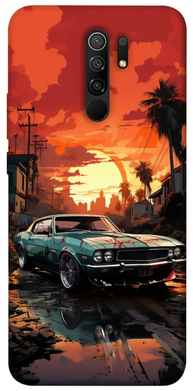 Чохол на Xiaomi Redmi 9 Car at sunset фото 1 з 1