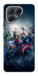 Чехол на TECNO Pova 7 Marvel heroes фото 1 из 1