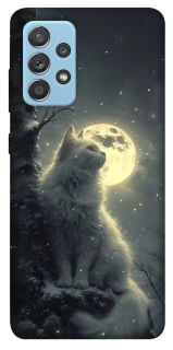 Чохол на Samsung Galaxy A52 4G / A52 5G Кіт під місяцем фото 1 з 1