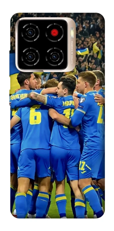Чехол на ZTE Blade A56 Сборная Украины v3 фото 1 из 1