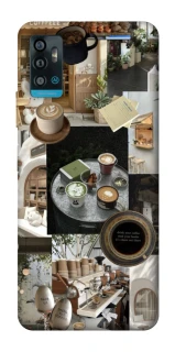 Чохол на ZTE Blade A71 Coffee collage ver.4 фото 1 з 1