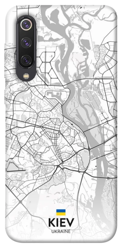 Чехол на Xiaomi Mi 9 SE Kiev white map фото 1 из 1