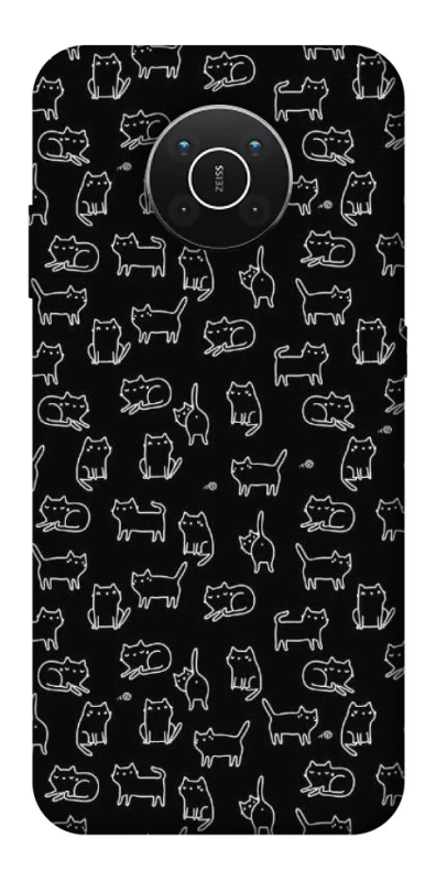 Чохол на Nokia X10 / X20 Black Cats фото 1 з 1