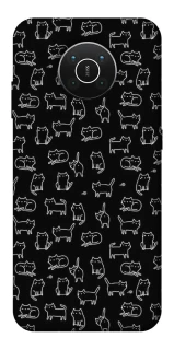 Чохол на Nokia X10 / X20 Black Cats фото 1 Чохол на Nokia X10 / X20 Black Cats фото 1 з 1