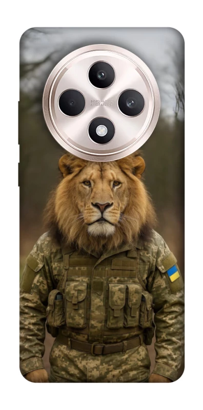 Чехол на Oppo Reno 12 F 4G/5G Лев защитник фото 1 из 1