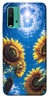 Чехол на Xiaomi Redmi Note 9 4G / Redmi 9 Power Sunflowers фото 1 из 1