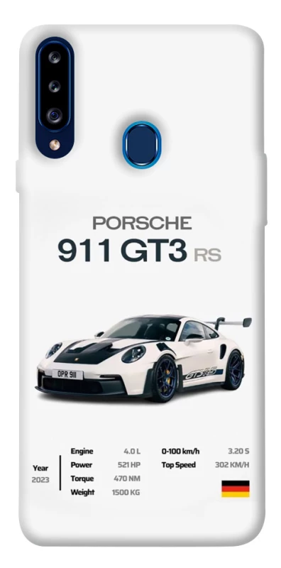 Чехол на Samsung Galaxy A20s Porsche 911 GT3 фото 1 из 1