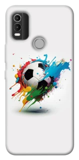 Чохол на Nokia C21 Plus Football Ball ver3 фото 1 з 1