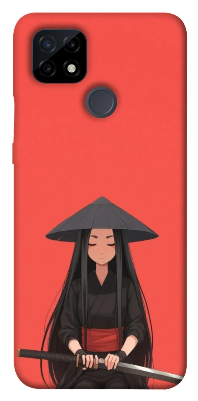 Чехол на Realme C21 Red samurai фото 1 из 1