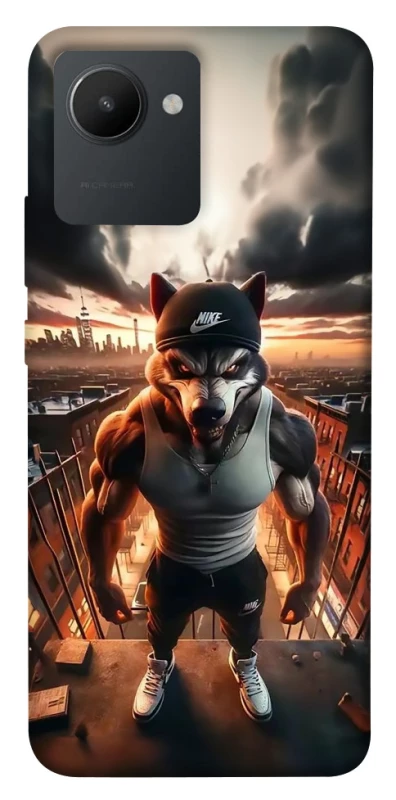 Чехол на Realme C30 Волк фото 1 из 1