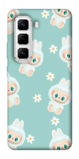 Чехол на Infinix Hot 50 Pro Labubu Green фото 1 из 1