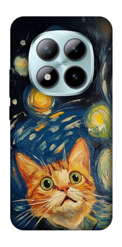Чехол на Xiaomi Redmi Note 15 Pro+ 5G paint cat фото 1 из 1