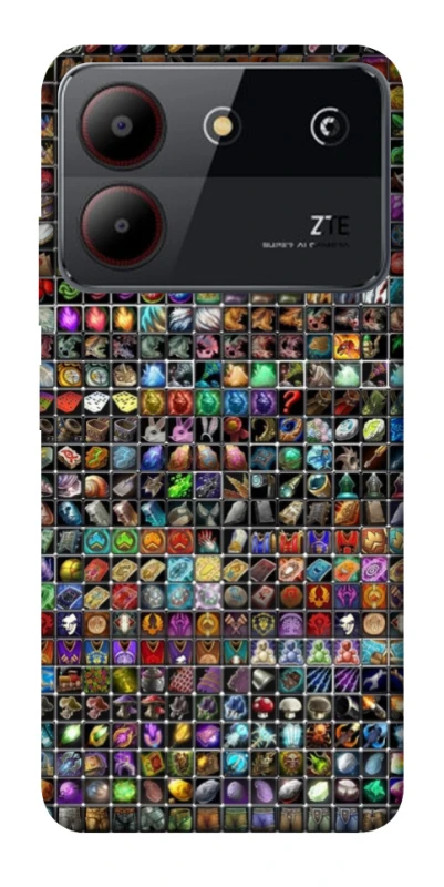 Чохол на ZTE Blade A54 4G Inventory menu ver.1 фото 1 з 1