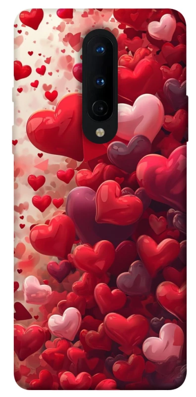 Чохол на OnePlus 8 Many hearts фото 1 з 1