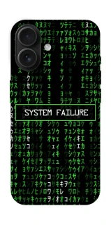 Чехол на Apple iPhone 16 Matrix system failure фото 1 Чехол на Apple iPhone 16 Matrix system failure фото 1 из 1