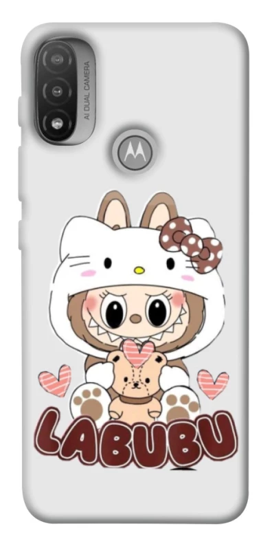 Чохол на Motorola Moto E20 Hello Kitty Labubu фото 1 з 1
