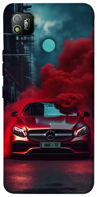 Чохол на TECNO POP 4 Mercedes in smoke фото 1 з 1