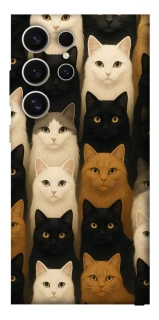 Чохол на Samsung Galaxy S25 Ultra Colorful Cat Collage фото 1 Чохол на Samsung Galaxy S25 Ultra Colorful Cat Collage фото 1 з 1