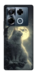 Чохол на Infinix Note 40 Pro 4G Кіт під місяцем фото 1 з 1