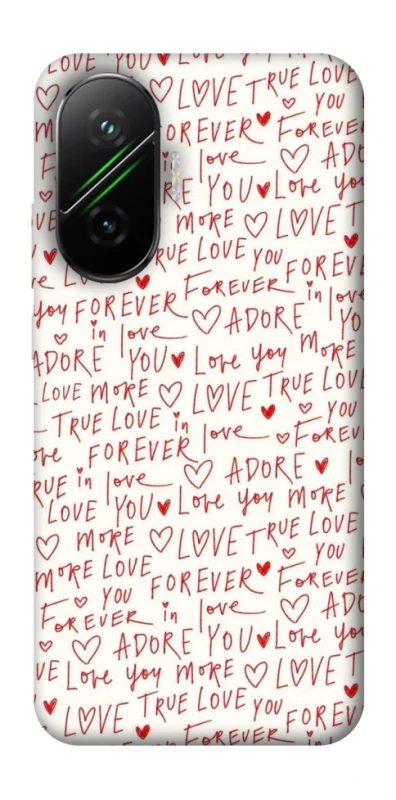 Чехол на Xiaomi Poco F7 Love aesthetic ver.4 фото 1 из 1