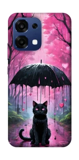 Чехол на Oppo A6 Pro 4G/5G Black cat фото 1 из 2