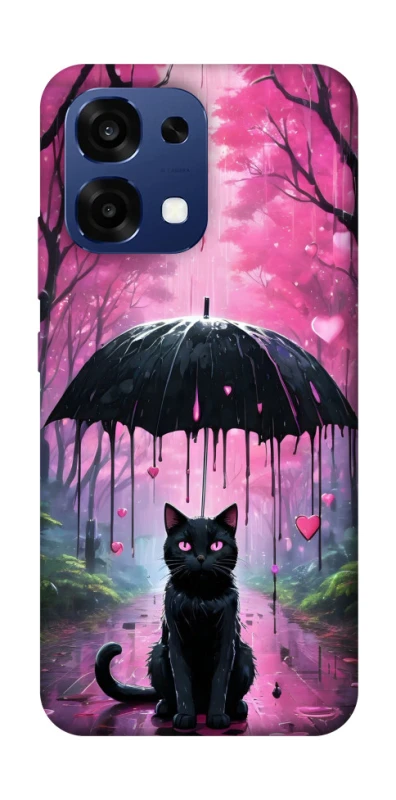 Чехол на Oppo A6 Pro 4G/5G Black cat фото 2 из 2