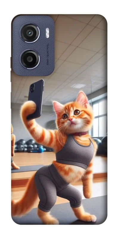 Чехол на Motorola Moto E15 Кошечка фото 1 из 1