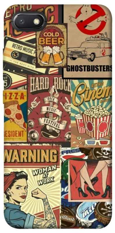 Чохол на Xiaomi Redmi 6A Retro collage ver.2 фото 1 з 1