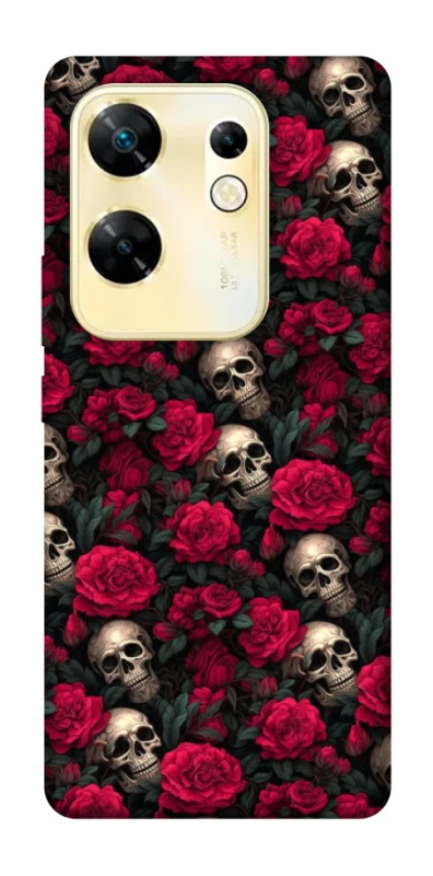 Чохол на Infinix Zero 30 4G Черепа та рози фото 1 з 1