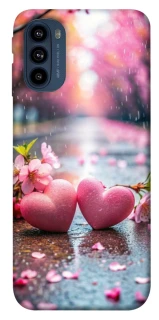 Чехол на Motorola Moto G41 Pink heart фото 1 из 1