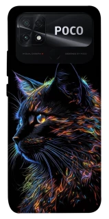 Чохол на Xiaomi Poco C40 Чорний кіт фото 1 з 1