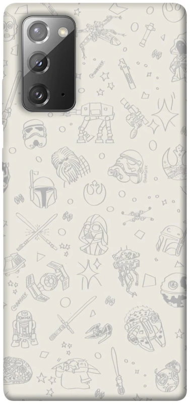 Чехол на Samsung Galaxy Note 20 Star Wars background ver.1 фото 1 из 1
