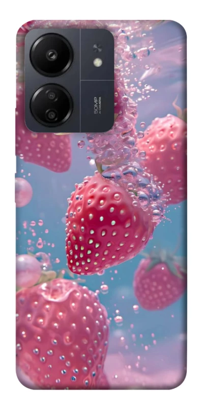 Чохол на Xiaomi Redmi 13C Полуниця в воді фото 1 з 1