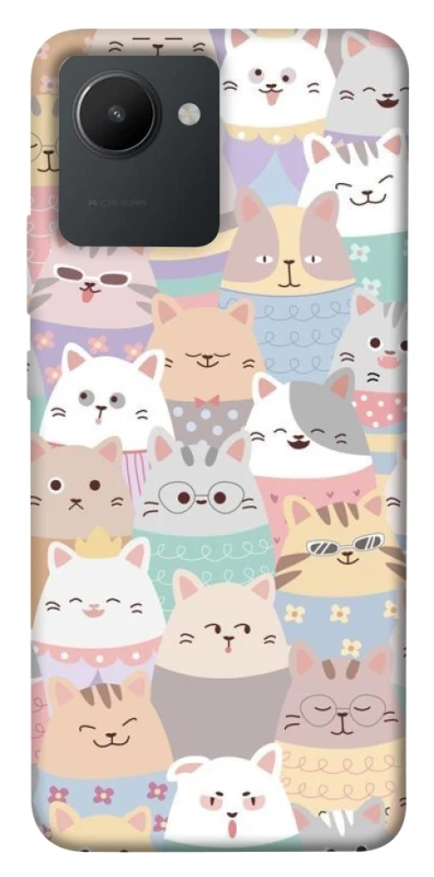 Чохол на Realme C30s Funny Kittens ver.2 фото 1 з 1