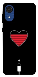 Чехол на Samsung Galaxy A03 Core Charge your heart фото 1 Чехол на Samsung Galaxy A03 Core Charge your heart фото 1 из 1