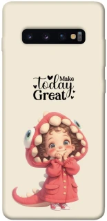 Чехол на Samsung Galaxy S10+ Make today great фото 1 из 1