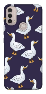 Чохол на Motorola Moto E40 Гуси з претензією фото 1 з 1